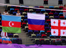 Azərbaycan gimnastı Marina Durunda Avropa Oyunlarında gümüş medal qazandı. Bakı, Azərbaycan, 21 iyun 2015 